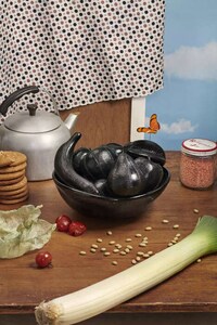 Mushroom Leather Fruit Bowls