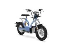 Collaborative Blue-Tonal Mopeds