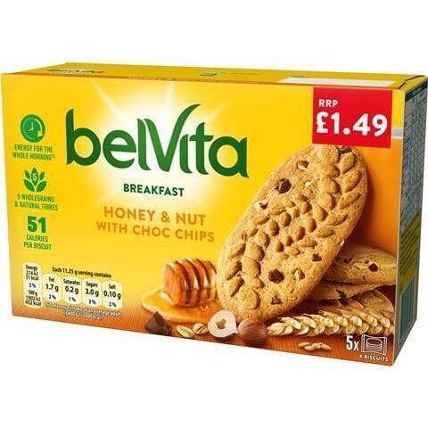 Price-Marked Breakfast Snack Bars