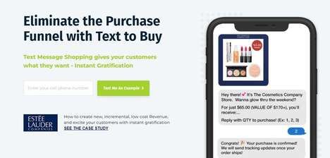 Text Message Shopping Services