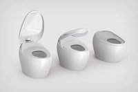 Hygienic Auto-Flushing Toilets Image 2