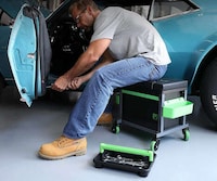 Height-Adjustable Toolbox Stools Image 3