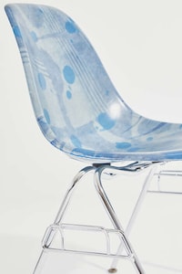 Stackable Blue-Tonal Chairs Image 3
