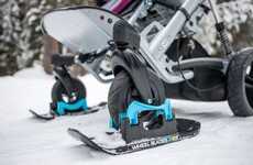 Aftermarket Stroller Wheel Skis