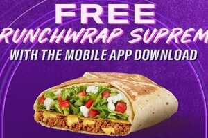 Celebratory QSR App Promotions: Taco Bell is Offering a Free Crunchwrap ...