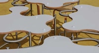 Playful Wavy Table Designs Image 1