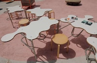 Playful Wavy Table Designs Image 4