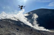 Customized Volcano-Monitoring Drones