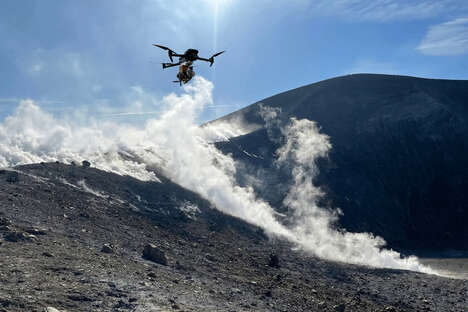 Customized Volcano-Monitoring Drones
