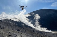 Customized Volcano-Monitoring Drones