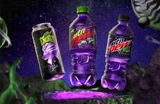 Dark Purple Citrus Sodas