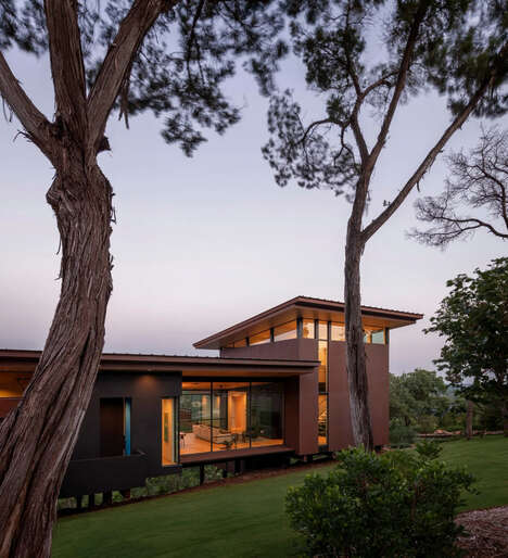 Cantilevered Walkway Steel Homes