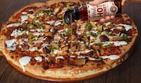 Hot Honey-Drizzled Pizzas Image 1