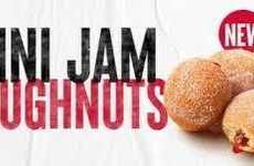 Miniature Jam-Filled Donuts