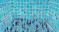 Interactive Colorful Art Exhibits Image 1