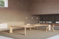 Minimal Oak Wooden Tables Image 2