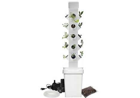 Space-Saving Hydroponic Gardens