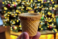 Pricey Waffle Cone Shots