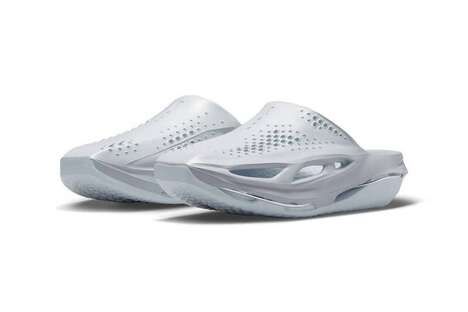 Futuristic Perforated Grey Slides