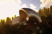 Metal-Constructed Yoga Shalas Image 1