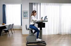 Productivity-Supporting Exercise Bikes