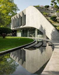 Plant-Covered Concrete Homes Image 1