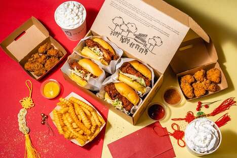 Honey-Themed Chicken Menus