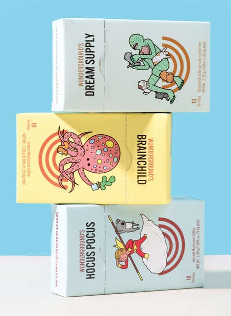 Mushroom-Enhanced Coffee Collections