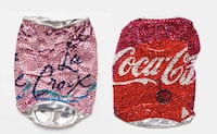 Crystal-Adorned Crushed Cans