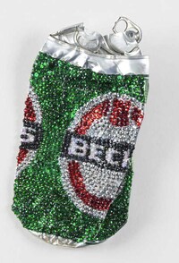 Crystal-Adorned Crushed Cans Image 2