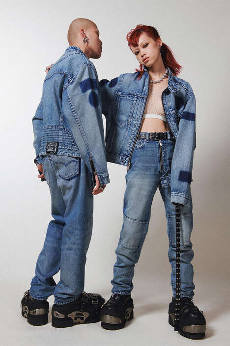 Patchwork Vintage Denim