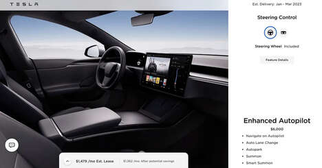 Rounded Electric Steering Wheels
