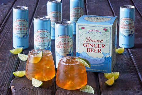 Canned Brewed Ginger Beers
