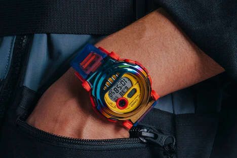 Japanese Toy-Inspired Vibrant Timepieces