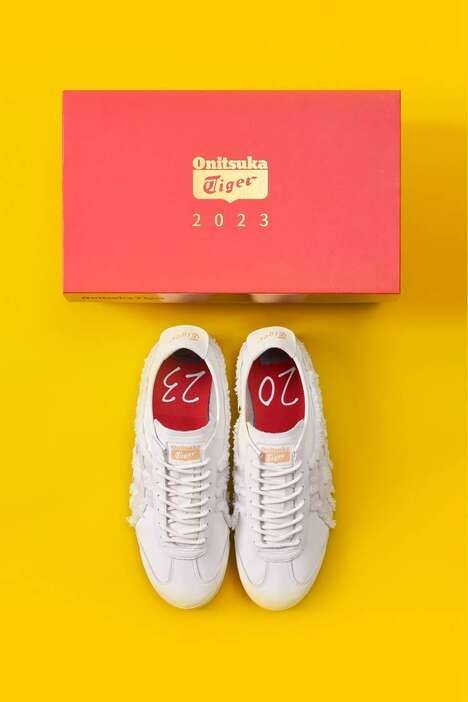 New Year-Honoring Fuzzy Sneakers