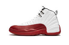 Cherry-Colored Basketball Shoes