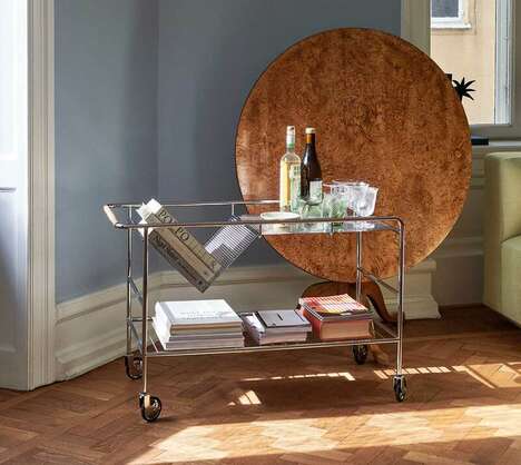 Simplistic Elegant Metal Trolleys