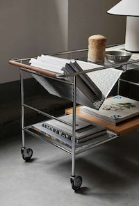Simplistic Elegant Metal Trolleys Image 3