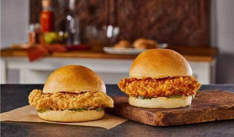 Menu Fusion Chicken Sandwiches
