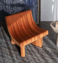 Curvaceous Padded Lounge Chairs Image 2