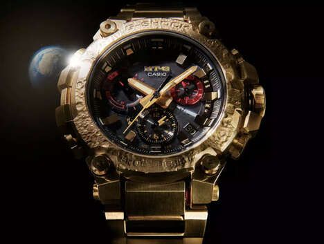 Celebratory Golden Watch Designs