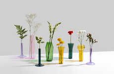 Nature-Inspired Colorful Glass Vases