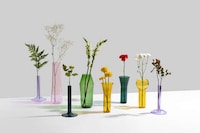Nature-Inspired Colorful Glass Vases Image 1