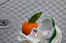 Vibrant Tonal Tennis Sneakers