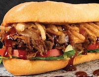 Bourbon-Glazed Cheesesteak Sandwiches
