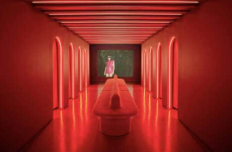 Red-Hued Store Interiors