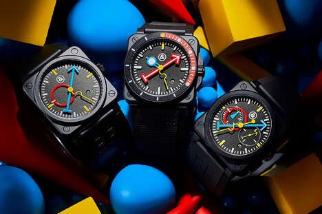 Playfully Accented Timepieces
