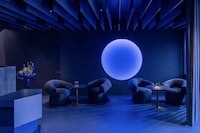 Blue-Toned Restaurant Lounges Image 1