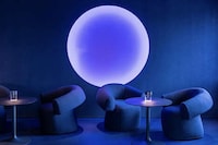 Blue-Toned Restaurant Lounges Image 2