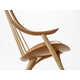 Minimal Curved Wooden Armchairs Image 2